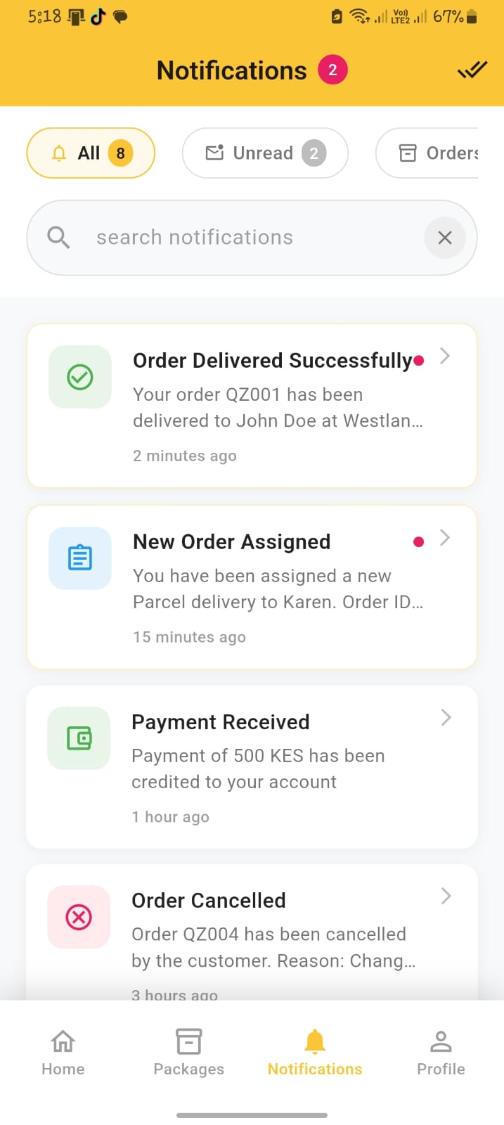 QuickZingo Mobile App